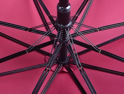 Parapluie de couleur solide de pongé du diamètre 105CM RPET