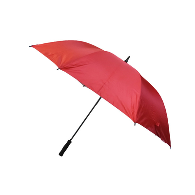 Parapluie droit de la protection 190T de tissu UV de polyester avec le revêtement argenté