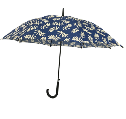 La BV a certifié le long parapluie ouvert automatique de dames de bâton avec la poignée en plastique de J