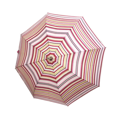 Tissu Digital de pongé de 23 pouces imprimant le parapluie de rayure pour des dames