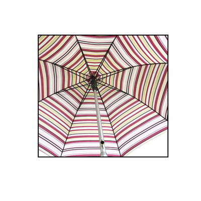 Tissu Digital de pongé de 23 pouces imprimant le parapluie de rayure pour des dames