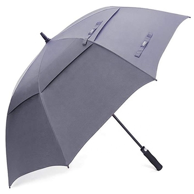 fibre de verre résistante Logo Promotional Golf Umbrella du vent 33inch