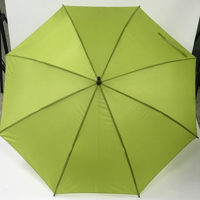Diamètre ouvert automatique 105cm de parapluie de bâton de pongé promotionnel de RPET