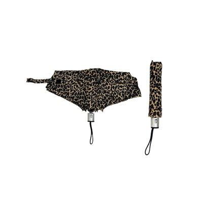 Le léopard a imprimé anti Mini Windproof Pocket Umbrella UV