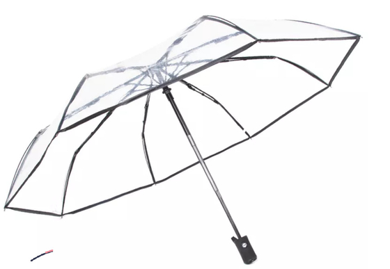 Parapluie fois 23 Inchx8K de Logo Transparent 3 faits sur commande POE