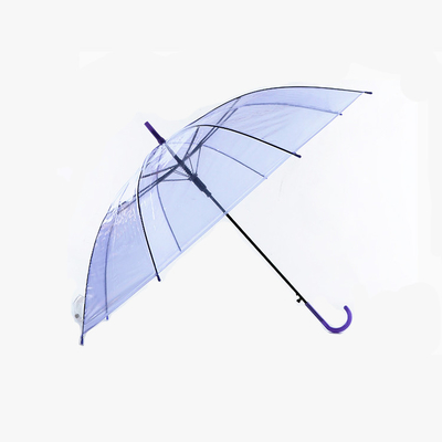 Pouce fait sur commande X 8K du pliage 23 de Logo Adult Poe Umbrella Transparent 3