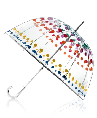 Parapluie transparent imperméable de bulle avec la poignée de crochet en J