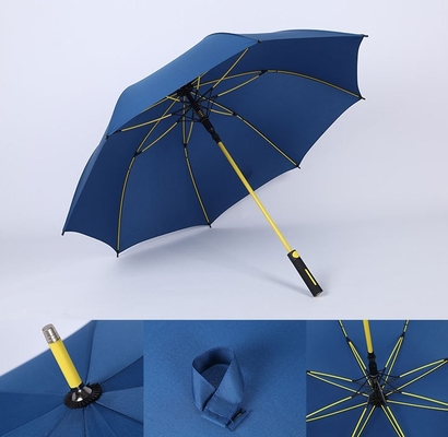 30 pouces jaunissent le cadre ouvert automatique de fibre de verre de parapluie de golf