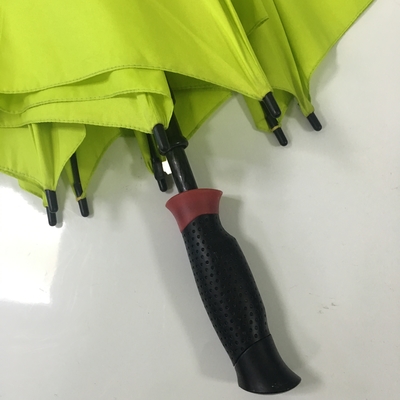 Cadre ouvert automatique de fibre de verre de parapluie de golf de poignée en caoutchouc de 30 pouces