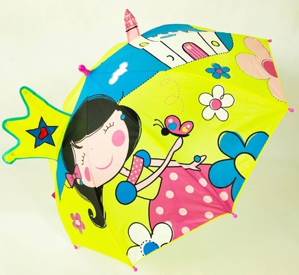 Le modèle animal personnalisé du parapluie 3D de filles de garçons cartonnent le parapluie animal mignon d'enfants d'enfants