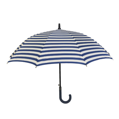Parapluie ouvert automatique de parasol de cadre de fibre de verre de parapluie de 10 nervures