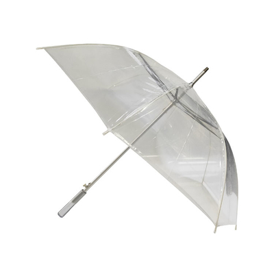 Auto ouverte étanche cadre en aluminium parapluie transparente 23 pouces