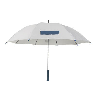 Auto ouverte Cadre métallique Parapluie Blanc Couleur 23 pouces