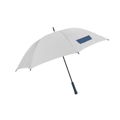 Auto ouverte Cadre métallique Parapluie Blanc Couleur 23 pouces