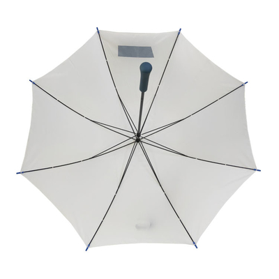 Auto ouverte Cadre métallique Parapluie Blanc Couleur 23 pouces
