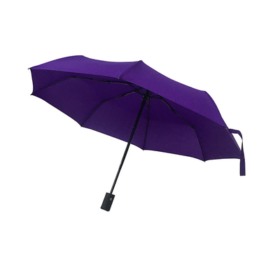 8 côtes Semi-Auto Open Parapluie Femmes Parapluie Pongee Couverture