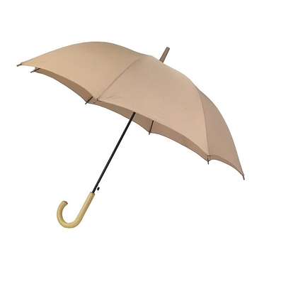 Couleur simple Parapluie longue Auto Parapluie ouverte Parapluie longue conception fermée Longueur 92cm