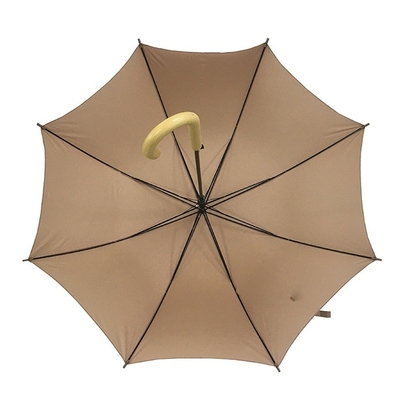 Couleur simple Parapluie longue Auto Parapluie ouverte Parapluie longue conception fermée Longueur 92cm