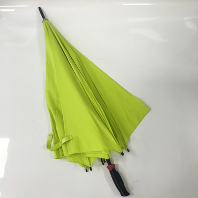 Parasol de golf compact noir étanche au vent / manteau de golf compact avec poignée droite