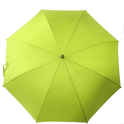 Parasol de golf compact noir étanche au vent / manteau de golf compact avec poignée droite