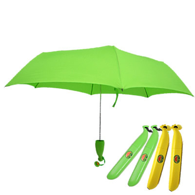 19 pouces 6K triple pliable léger et facile à transporter parapluie banane