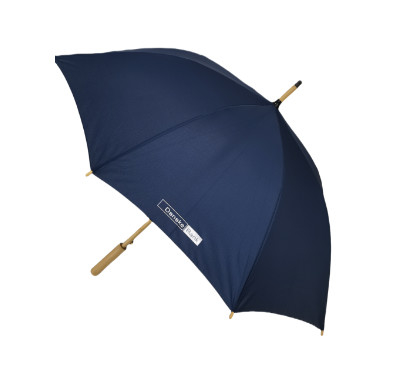 Protéger l'environnement Parapluie en bois super léger, côtes en fibre de verre, ouverture automatique, panneaux de 8 pouces