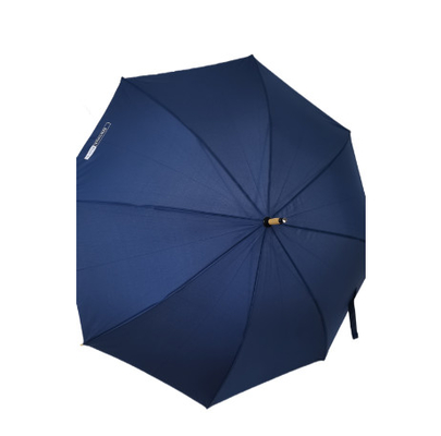 Protéger l'environnement Parapluie en bois super léger, côtes en fibre de verre, ouverture automatique, panneaux de 8 pouces