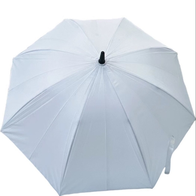 Logo de couleur personnalisé Pongee Ventilateur extérieur parapluie cadre en fibre de verre en acier