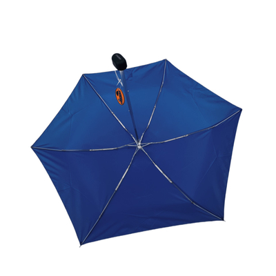 6 côtes Super Mini Capsule pliable Parapluie avec logo en gros Avec boîtier