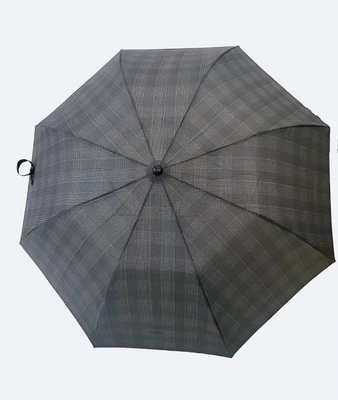 Parapluie compacte métallique de 20,5 pouces 8 côtes 2 pliable avec mini parapluie auto-ouverte