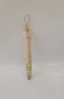 Super léger 2 parapluie rétro pliable cadre satiné côtes en fibre de verre manuel ouvert 19 pouces 8 panneaux