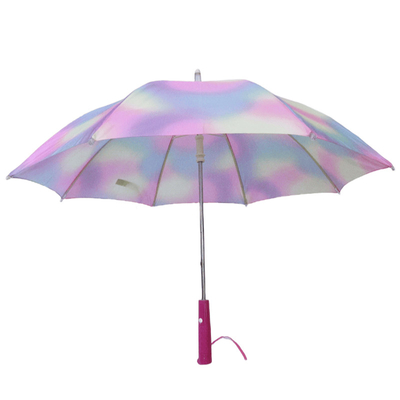 19 pouces en acier en fibre de verre étanche Ponge coloré lampe de poche LED de sécurité parapluie