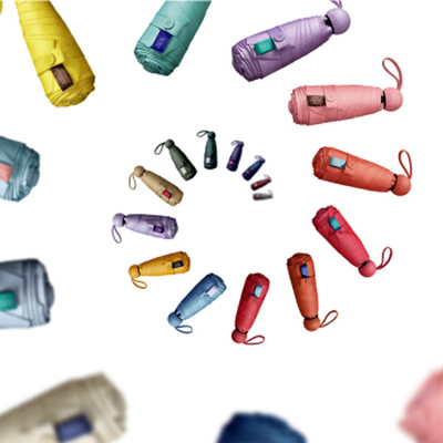 5 parapluie Eva pliable 8 côtes cadre métallique Compact Capsule parapluie