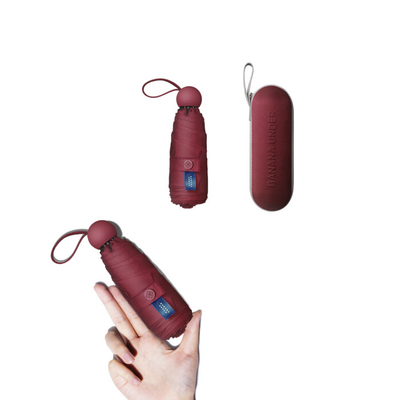 5 parapluie Eva pliable 8 côtes cadre métallique Compact Capsule parapluie