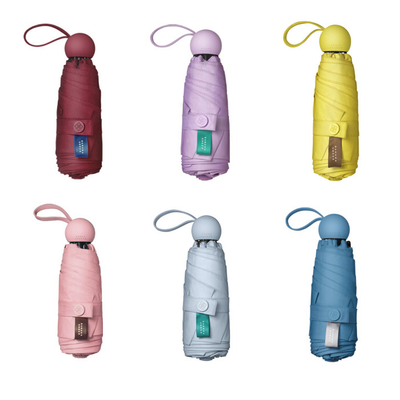 5 parapluie Eva pliable 8 côtes cadre métallique Compact Capsule parapluie