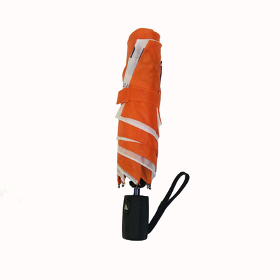 Compact 3 fois automatique ouvert manuel fermé parapluie avec tissu polyester