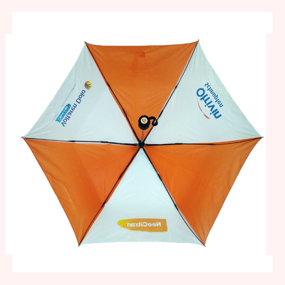 Compact 3 fois automatique ouvert manuel fermé parapluie avec tissu polyester