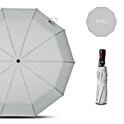 Un parapluie automatique à trois couches pratique pour une protection contre la pluie fiable