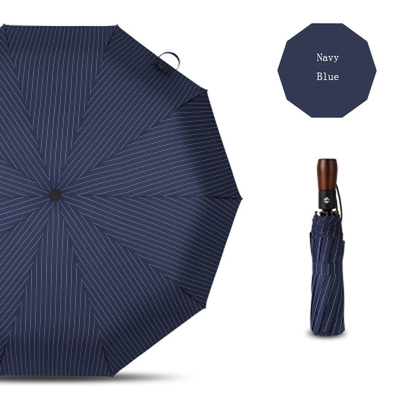 Un parapluie automatique à trois couches pratique pour une protection contre la pluie fiable