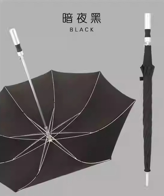 Parapluie en aluminium de 104 cm avec construction ouverte et durable