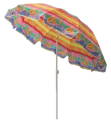 Parapluie métallique de 42 pouces avec protection UPF 50 avec tissu oxford 210T