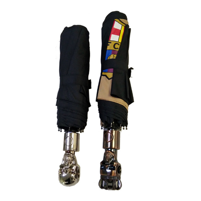 Parapluie avec poignée de squelette avec conception personnalisée