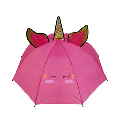 18 pouces Compact Animaux enfants parapluie avec impression personnalisée facile à transporter