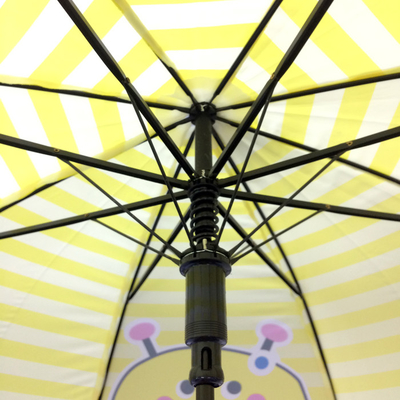 Cute Bees Compact Parapluie Pour Les Enfants Chome Plaqué Cadre Manche Fraise Logo Personnalisé