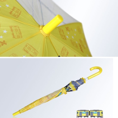 EVA 2 panneaux Compact parapluie écologique et sans odeur, donne aux enfants une vision claire, bandes réfléchissantes