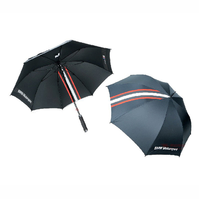 Des parapluies de golf auto-ouverts sur mesure avec poignée EVA, sangle en nylon