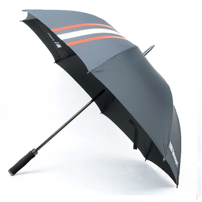 Des parapluies de golf auto-ouverts sur mesure avec poignée EVA, sangle en nylon