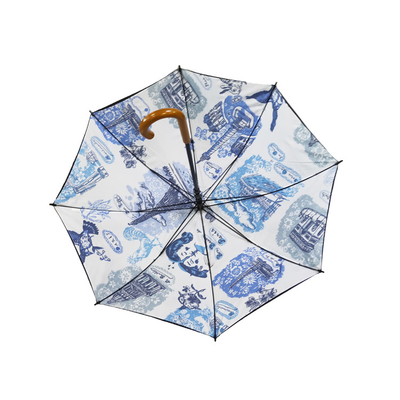 23 pouces x 8k Double couche Inter-impression numérique avec logo personnalisé Parapluie de golf