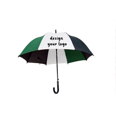 27 pouces x8k Noir Matte cadre de fibre de verre parapluie de golf publicité parapluie couleur couture logo personnalisé