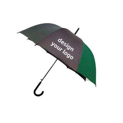 27 pouces x8k Noir Matte cadre de fibre de verre parapluie de golf publicité parapluie couleur couture logo personnalisé